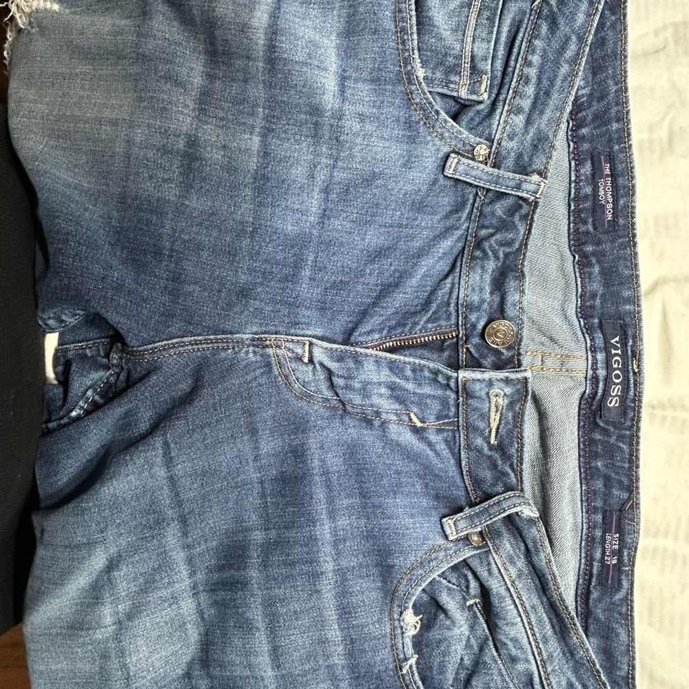 Vigoss Women's Light Blue The Thompson Tomboy Jeans